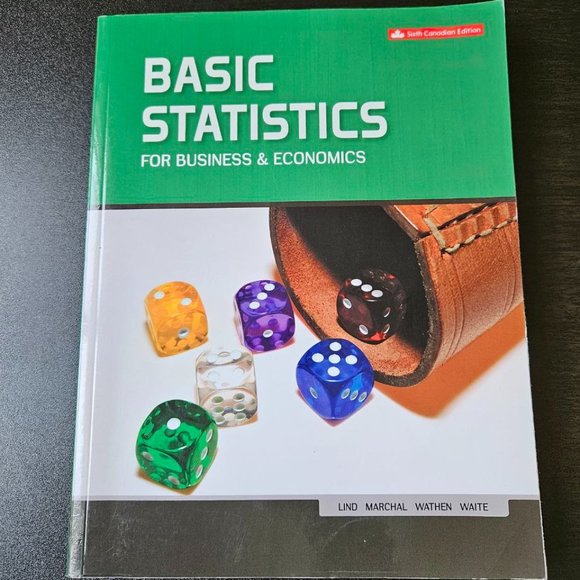Basic Statistics for Business and‎ Economics 6th Canadian Edition - Paperback - Picture 1 of 6